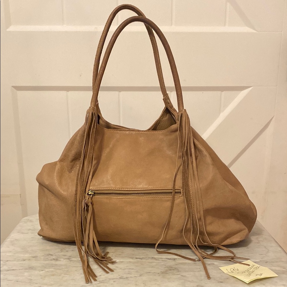 696Sorpresso tan leather snap top western vibe Preowned